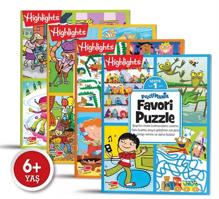 Puzzlemania Favori Puzzle 4'lü Set