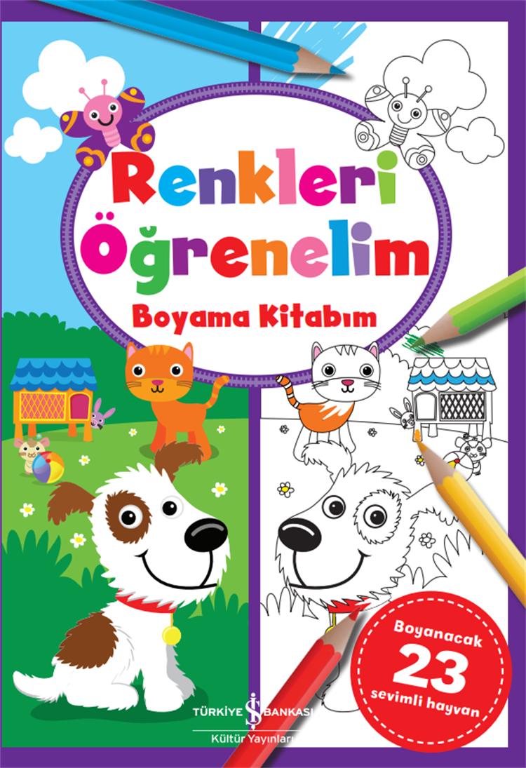 Renkleri Öğrenelim Boyama Kitabım