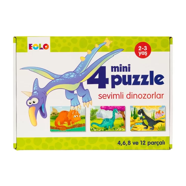 Sevimli Dinozorlar Puzzle