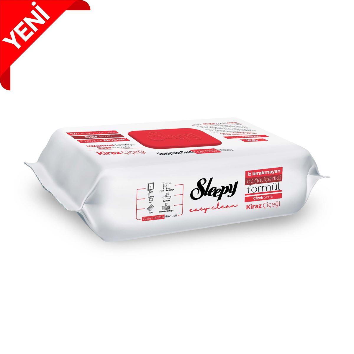 Sleepy Easy Clean Kiraz Çiçeği Yüzey Temizlik Havlusu 100x2 200 Yaprak