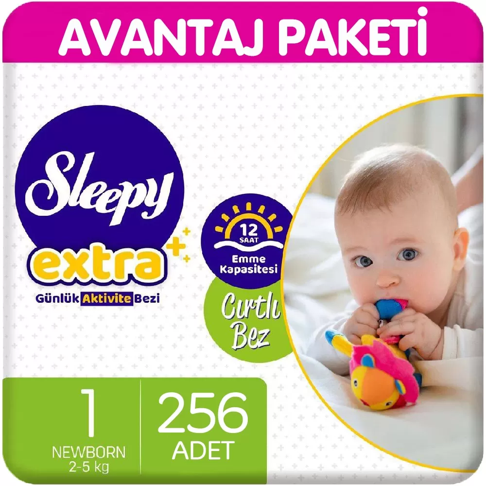 Sleepy Extra Günlük Aktivite Bezi 1 Beden 64x4 256 Adet