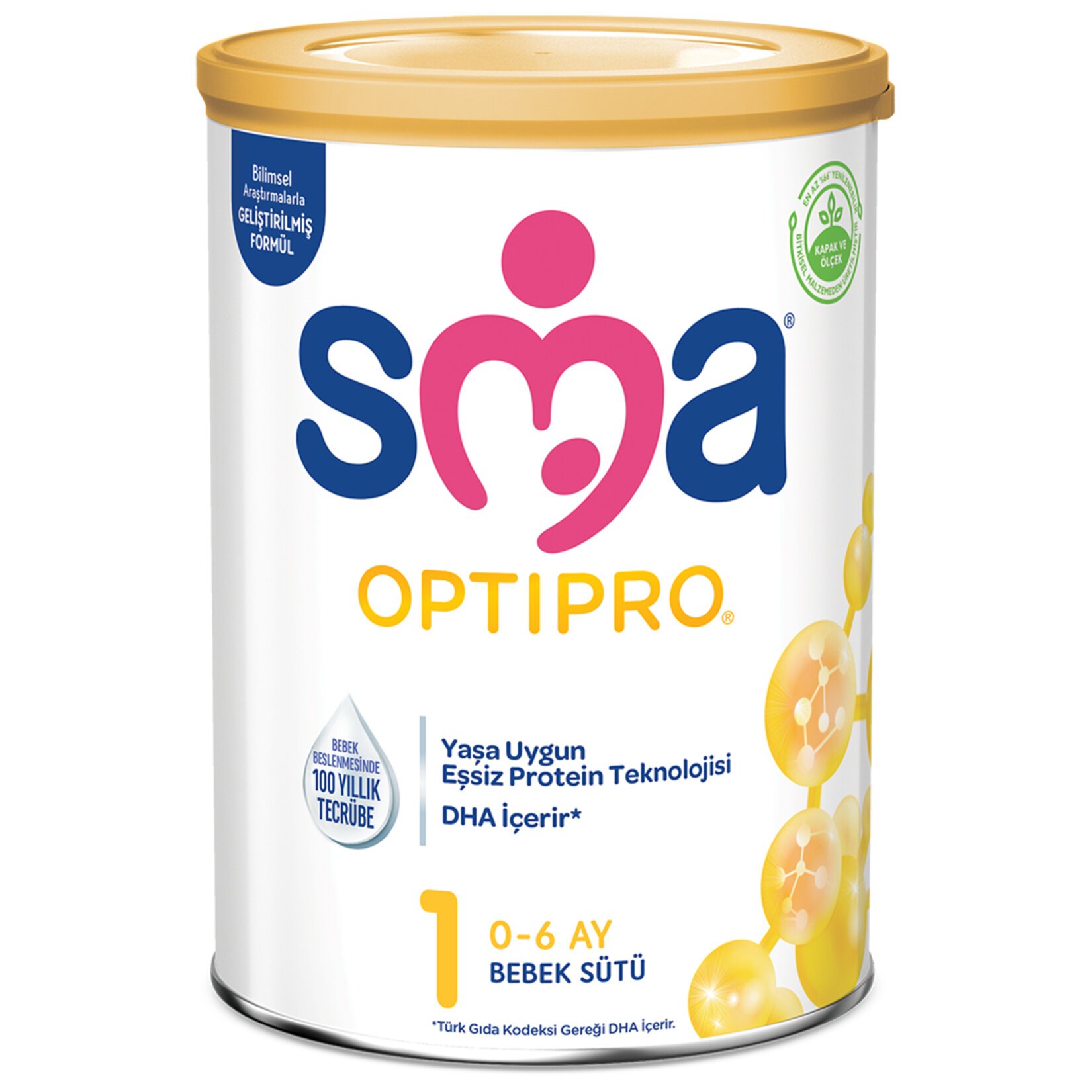 SMA Optipro 1 Bebek Sütü 400 Gr 0-6 Ay