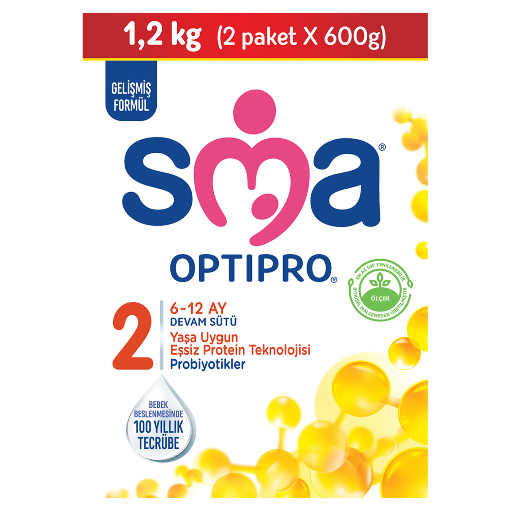 SMA Optipro 2 Devam Sütü 1200 gr