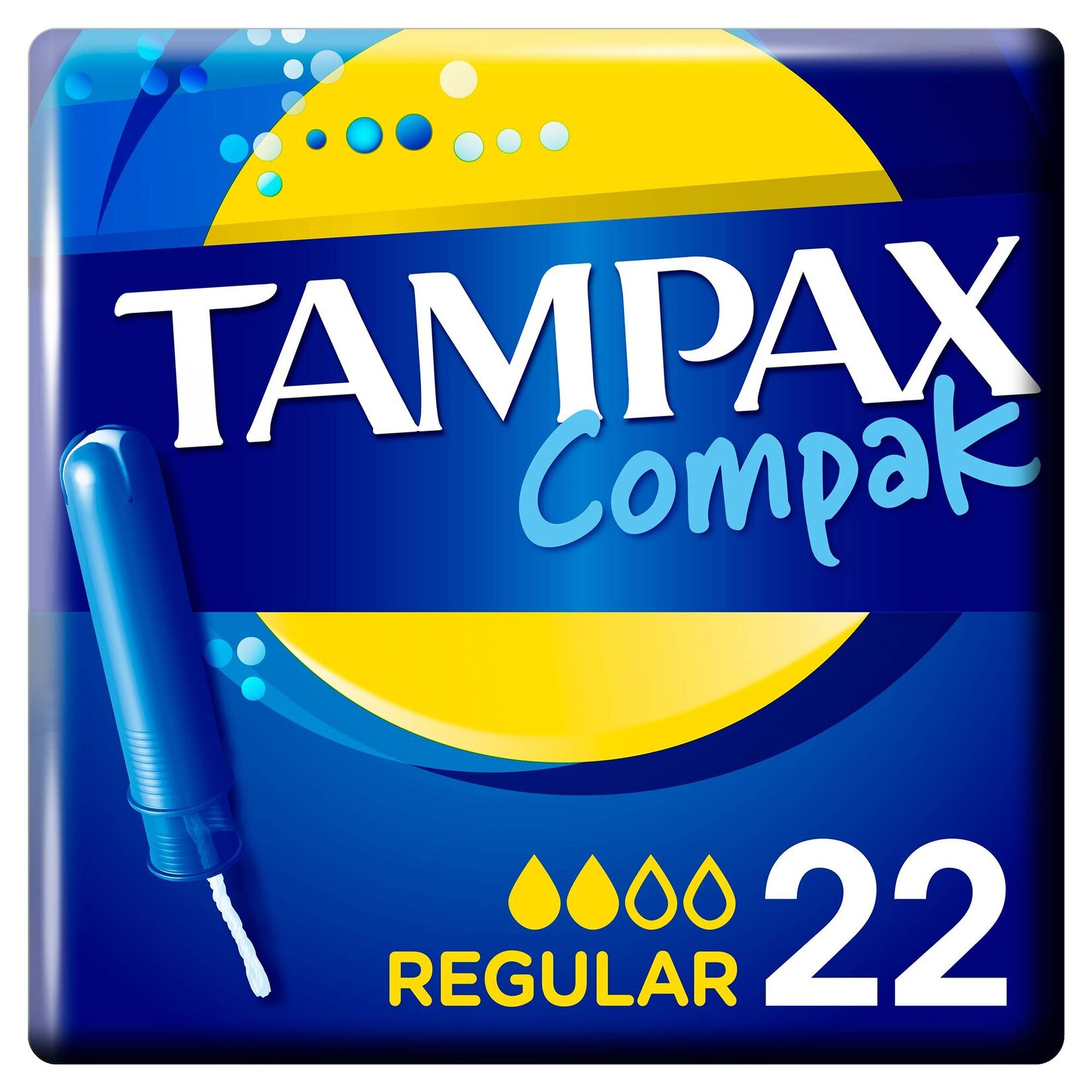 Tampax Compak Regular Tampon 22 Adet