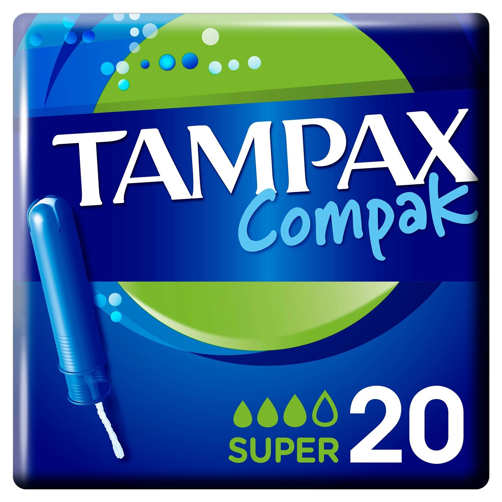 Tampax Compak Super Tampon 20 Adet