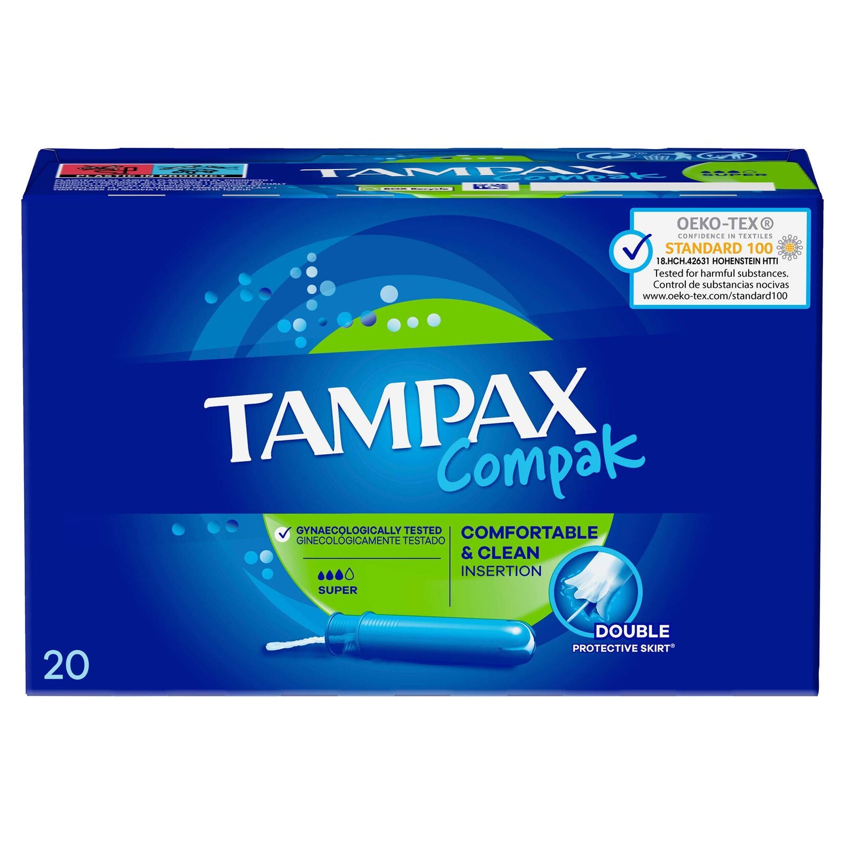 Tampax Compak Super Tampon 20 Adet