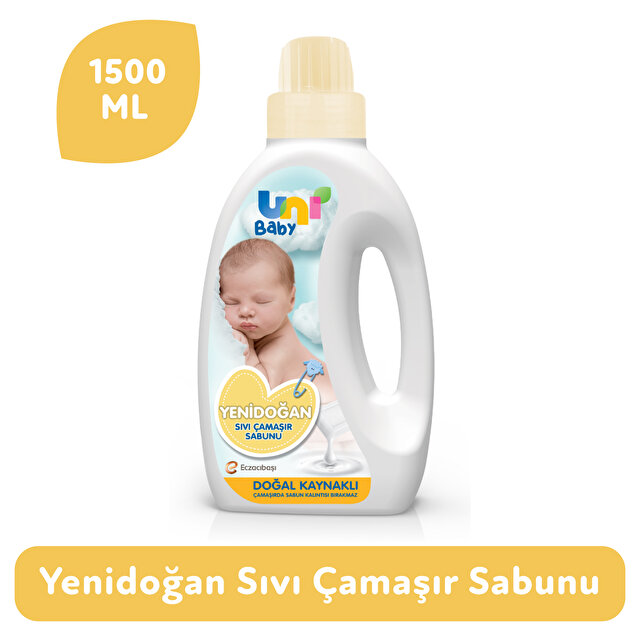 Uni Baby Yenidoğan Sıvı Çamaşır Sabunu 1500 Ml 2 Adet