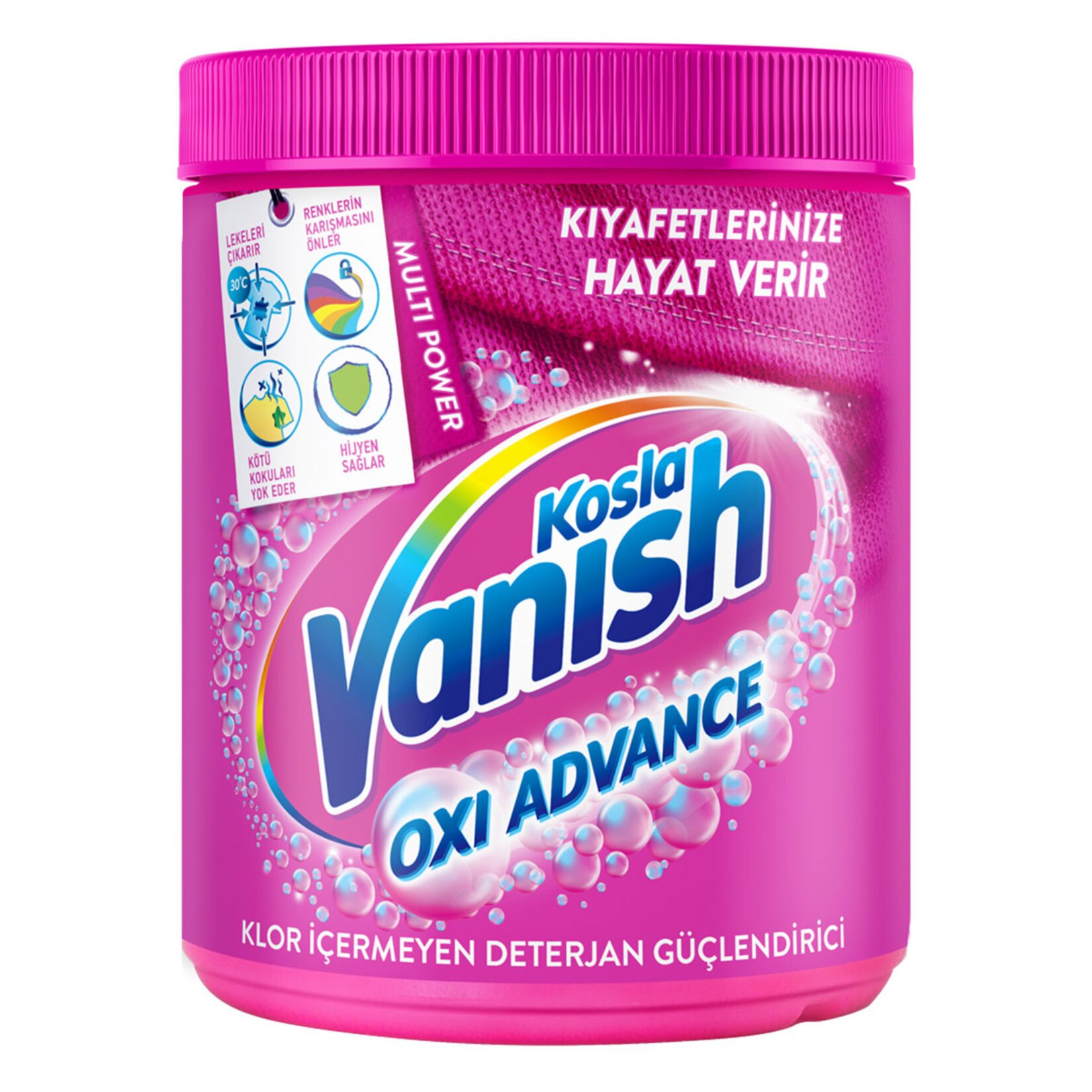 Vanish Kosla Multipower Deterjan Güçlendirici Leke Çıkarıcı Renkliler 400 Gr 3 Adet