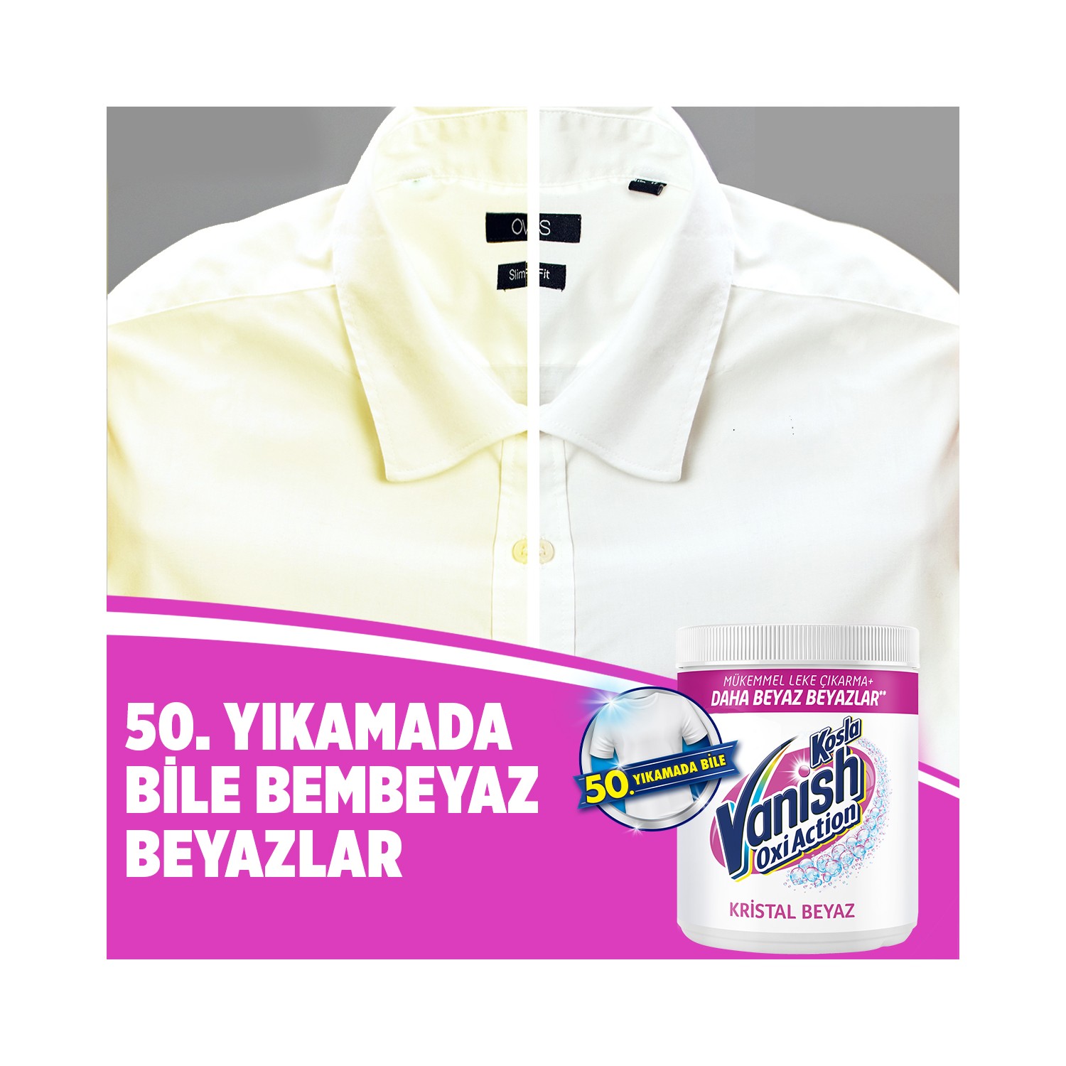 Vanish Kosla Multipower Deterjan Güçlendirici Leke Çıkarıcı Beyazlar 400 Gr