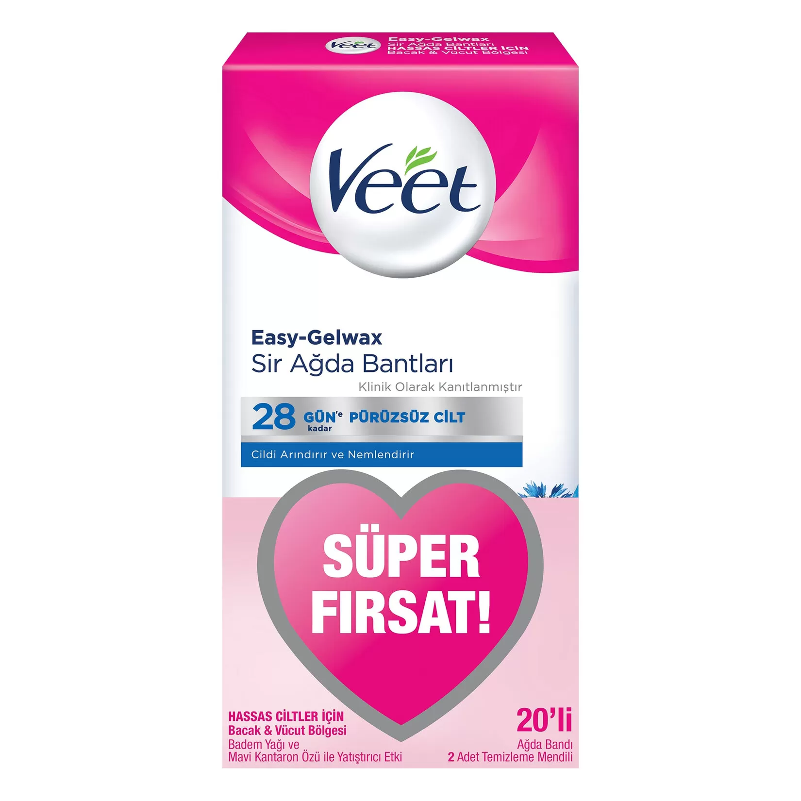 Veet Ağda Bandı Hassas 20x2 40 Adet