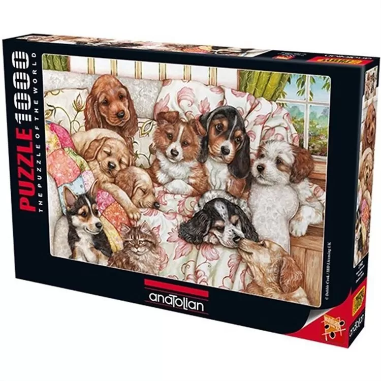 Yavru Köpekler 1000 Parça Anatolian Puzzle